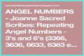 
Repeating Angel Numbers - 3's and 6's  (3366, 3636, 6633, 6363 etc)
